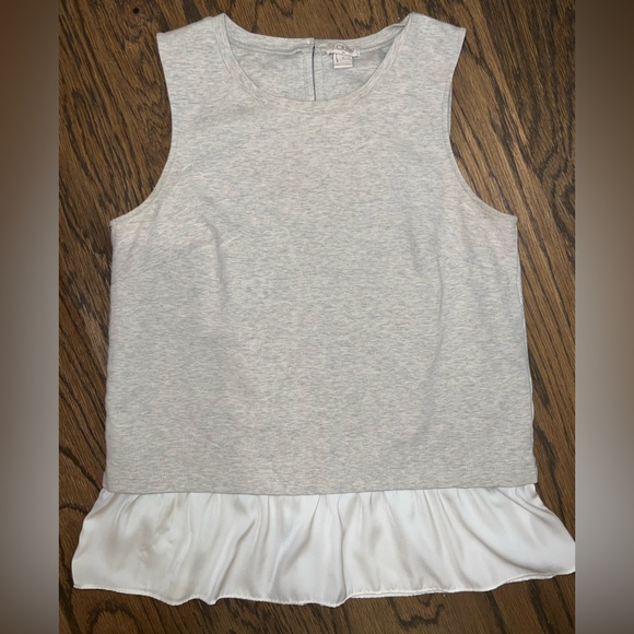 J. Crew Tops - J.Crew cotton and silk‎ top